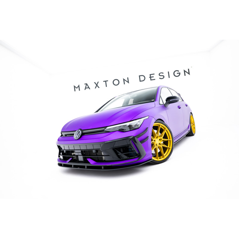 SPLITTER ANTERIORE street pro Volkswagen Golf R  Mk8 Facelift (Cod. M-VWGO8FRCNC-FD1B)
