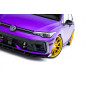 SPLITTER ANTERIORE street pro + Flaps Volkswagen Golf R  Mk8 Facelift (Cod. M-VWGO8FRCNC-FD1B+FSF1G)