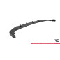 SPLITTER ANTERIORE street pro + Flaps Volkswagen Golf R  Mk8 Facelift (Cod. M-VWGO8FRCNC-FD1BRB+FSF1