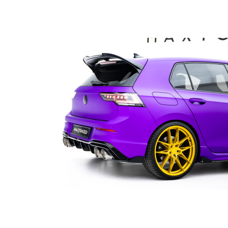 Splitters posteriori laterali Street Pro V.2 + Flaps V.2 Volkswagen Golf R  Mk8 / Mk8 Facelift (Cod.
