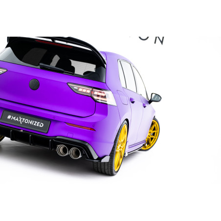 Splitters posteriori laterali Street Pro V.2 + Flaps V.2 Volkswagen Golf R Mk8 / Mk8 Facelift (Cod. 