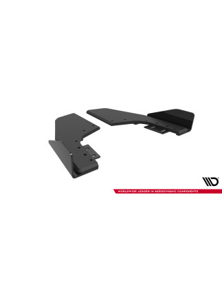 Splitters posteriori laterali Street Pro V.2 + Flaps V.2 Volkswagen Golf R Mk8 / Mk8 Facelift (Cod. 