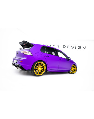 Diffusori minigonne street pro + Flaps Volkswagen Golf R  Mk8 / Mk8 Facelift (Cod. M-VWGO8RCNC-SD1B+