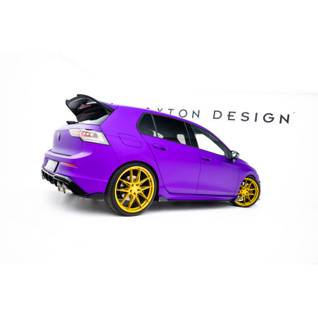 Diffusori minigonne street pro + Flaps Volkswagen Golf R  Mk8 / Mk8 Facelift (Cod. M-VWGO8RCNC-SD1B+