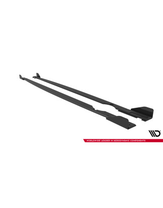 Diffusori minigonne street pro + Flaps Volkswagen Golf R  Mk8 / Mk8 Facelift (Cod. M-VWGO8RCNC-SD1B+