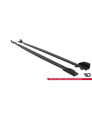 Diffusori minigonne street pro + Flaps Volkswagen Golf R  Mk8 / Mk8 Facelift (Cod. M-VWGO8RCNC-SD1B+