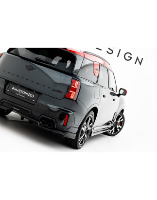 Splitter posteriore (con barre verticali) Mini Countryman JCW U25 (Cod. M-MC-CO-3-JCW-RD1G+RSD1G)