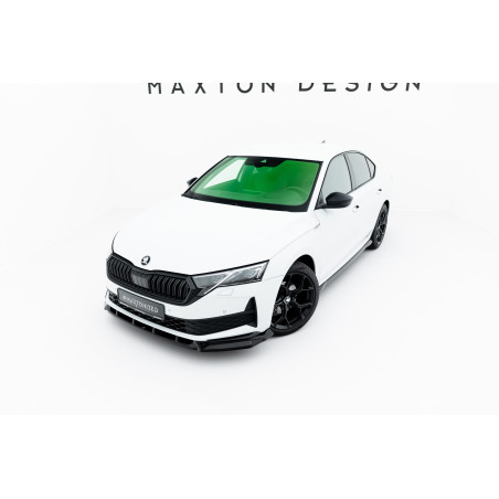 SPLITTER ANTERIORE Skoda Octavia Sportline Liftback / Combi Mk4 Facelift (Cod. M-SK-OC-4F-SL-FD1G)