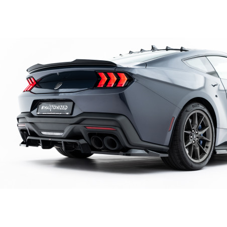 Splitter posteriore (con barre verticali) Ford Mustang Dark Horse Mk7 (Cod. M-FO-MU-7-DH-RD1G+RD2G)