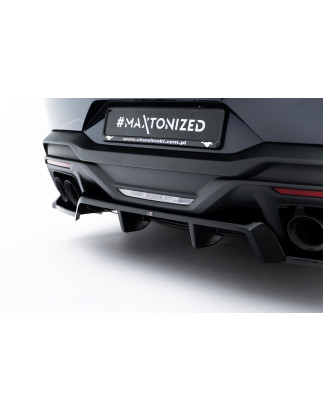 Splitter posteriore (con barre verticali) Ford Mustang Dark Horse Mk7 (Cod. M-FO-MU-7-DH-RD1G+RD2G)