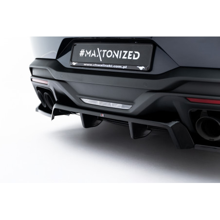 Splitter posteriore (con barre verticali) Ford Mustang Dark Horse Mk7 (Cod. M-FO-MU-7-DH-RD1G+RD2G)