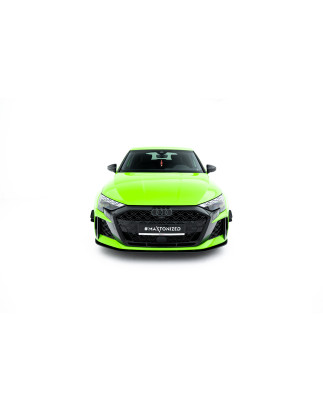 SPLITTER ANTERIORE street pro Audi RS3 berlina 8Y Facelift (Cod. M-AURS38YFSCNC-FD1B)