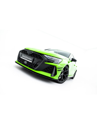 SPLITTER ANTERIORE street pro Audi RS3 berlina 8Y Facelift (Cod. M-AURS38YFSCNC-FD1BRB)
