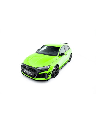 SPLITTER ANTERIORE street pro + Flaps Audi RS3 berlina 8Y Facelift (Cod. M-AURS38YFSCNC-FD1B+FSF1G)