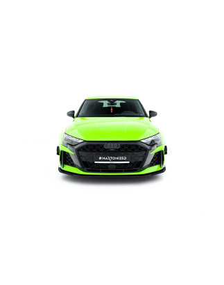 SPLITTER ANTERIORE street pro + Flaps Audi RS3 berlina 8Y Facelift (Cod. M-AURS38YFSCNC-FD1B+FSF1G)
