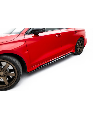 Diffusori minigonne street pro Audi RS3 berlina 8Y Facelift (Cod. M-AURS38YFSCNC-SD1B)