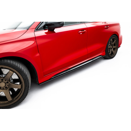 Diffusori minigonne street pro Audi RS3 berlina 8Y Facelift (Cod. M-AURS38YFSCNC-SD1B)