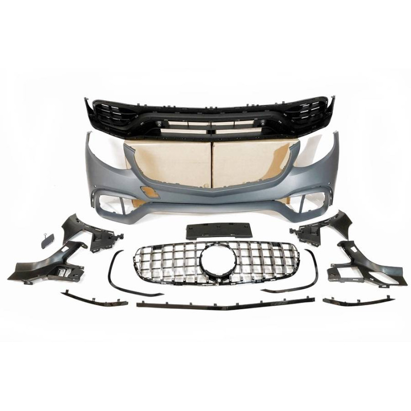 Paraurti Anteriore Mercedes X253 GLC 2015-2019 look AMG GLC63 (Cod. E-TCM01461)