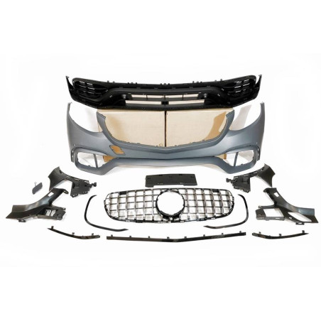 Paraurti Anteriore Mercedes X253 GLC 2015-2019 look AMG GLC63 (Cod. E-TCM01461)
