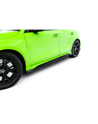 Diffusori minigonne street pro + Flaps Audi RS3 berlina 8Y Facelift (Cod. M-AURS38YFSCNC-SD1B+SF1G)