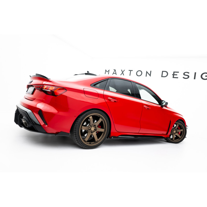 Diffusori minigonne street pro + Flaps Audi RS3 berlina 8Y Facelift (Cod. M-AURS38YFSCNC-SD1BRB+SF1G