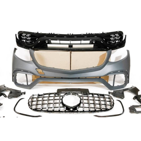 Paraurti Anteriore Mercedes X253 GLC 2015-2019 look AMG GLC63 (Cod. E-TCM01461)