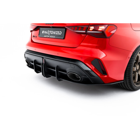 DIFFUSORE POSTERIORE street pro Audi RS3 berlina 8Y Facelift (Cod. M-AURS38YFSCNC-RS1B)