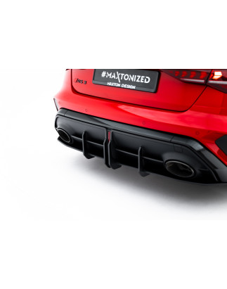 DIFFUSORE POSTERIORE street pro Audi RS3 berlina 8Y Facelift (Cod. M-AURS38YFSCNC-RS1B)