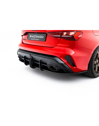DIFFUSORE POSTERIORE street pro Audi RS3 berlina 8Y Facelift (Cod. M-AURS38YFSCNC-RS1B+BRBI)