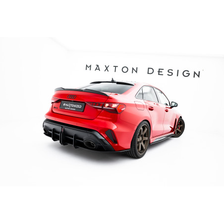 DIFFUSORE POSTERIORE street pro Audi RS3 berlina 8Y Facelift (Cod. M-AURS38YFSCNC-RS1BRB)
