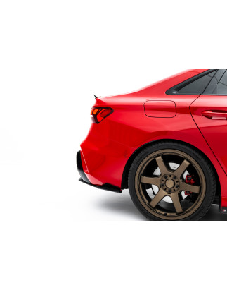 DIFFUSORE POSTERIORE street pro + Flaps Audi RS3 berlina 8Y Facelift (Cod. M-AURS38YFSCNC-RS1B+RSF1G