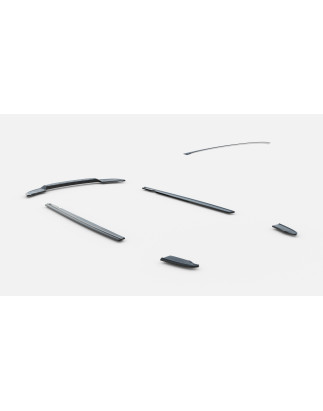 Splitters Set BMW X3 M-Pack F25 Facelift (Cod. M-BM-X3-25-MPACK-SET)