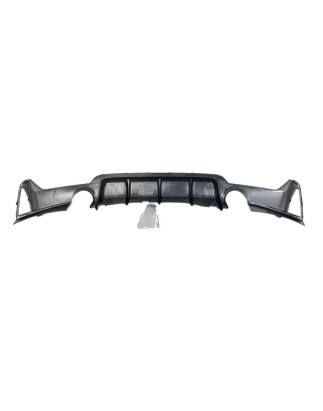 Diffusore Posteriore BMW F32 / F33 / F36 Look M Performance 2 Uscite Nero lucido (Cod. E-TCBF3181)