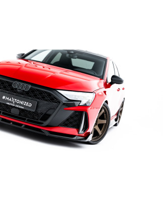 SPLITTER ANTERIORE V.3 Audi RS3 berlina 8Y Facelift (Cod. M-AU-RS3-8YF-S-FD3G)