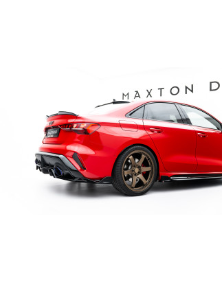 Splitter posteriore (con barre verticali) V.2 Audi RS3 berlina 8Y Facelift (Cod. M-AU-RS3-8YF-S-RD3G
