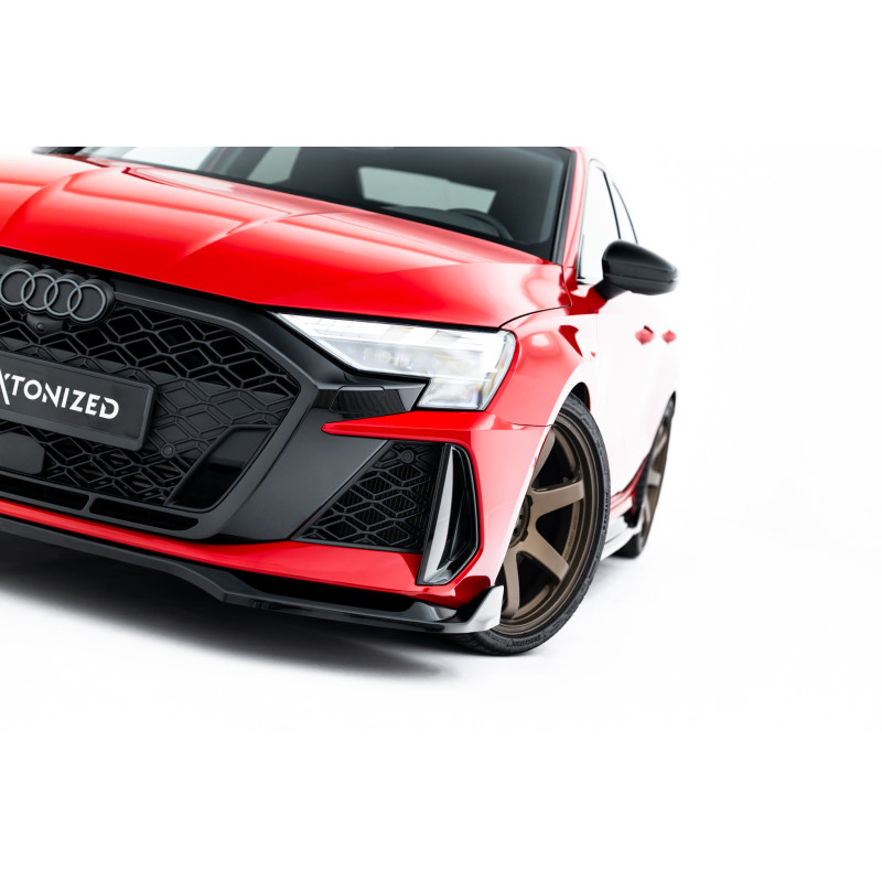 SPLITTER ANTERIORE V.2 Audi RS3 berlina 8Y Facelift (Cod. M-AU-RS3-8YF-S-FD2G)
