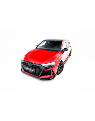 SPLITTER ANTERIORE V.2 Audi RS3 berlina 8Y Facelift (Cod. M-AU-RS3-8YF-S-FD2G)
