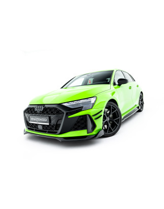 SPLITTER ANTERIORE V.2 Audi RS3 berlina 8Y Facelift (Cod. M-AU-RS3-8YF-S-FD2G)
