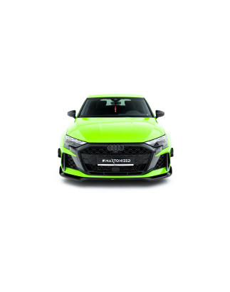 SPLITTER ANTERIORE V.2 Audi RS3 berlina 8Y Facelift (Cod. M-AU-RS3-8YF-S-FD2G)
