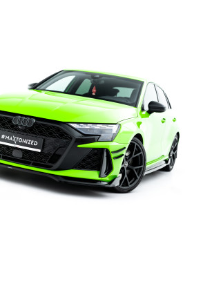 SPLITTER ANTERIORE V.2 Audi RS3 berlina 8Y Facelift (Cod. M-AU-RS3-8YF-S-FD2G)