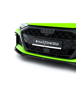 SPLITTER ANTERIORE V.2 Audi RS3 berlina 8Y Facelift (Cod. M-AU-RS3-8YF-S-FD2G)