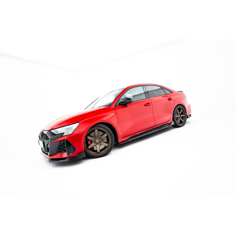 Splitters Set V.2 Audi RS3 berlina 8Y Facelift (Cod. M-AU-RS3-8YF-S-SET2)