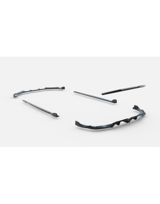 Splitters Set V.2 Audi RS3 berlina 8Y Facelift (Cod. M-AU-RS3-8YF-S-SET2)