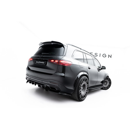 Splitter posteriore (con barre verticali) Mercedes-Benz GLS AMG-Line X167 Facelift (Cod. M-ME-GLS-16