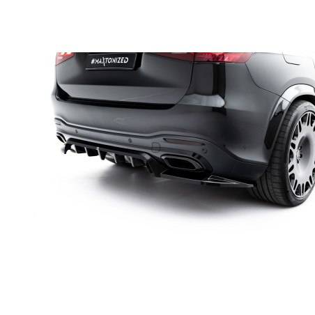 Splitter posteriore (con barre verticali) Mercedes-Benz GLS AMG-Line X167 Facelift (Cod. M-ME-GLS-16
