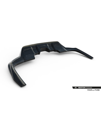 Splitter posteriore (con barre verticali) Mercedes-Benz GLS AMG-Line X167 Facelift (Cod. M-ME-GLS-16