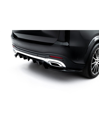 Splitter posteriore (con barre verticali) Mercedes-Benz GLS AMG-Line X167 Facelift (Cod. M-ME-GLS-16