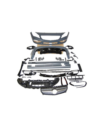 Kit Estetico Mercedes W117 2013-2018 4P / SW LCI Look AMG A45 II Griglia (Cod. E-TCM02410218)