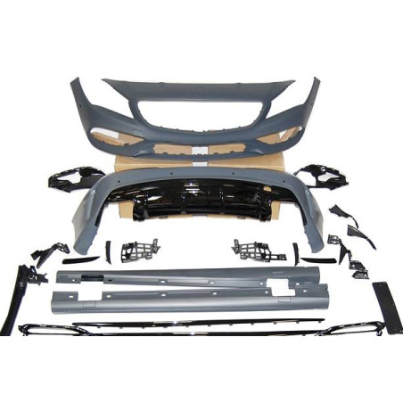 Kit Estetico Mercedes W117 2013-2018 4P / SW LCI Look AMG A45 II Griglia (Cod. E-TCM02410218)