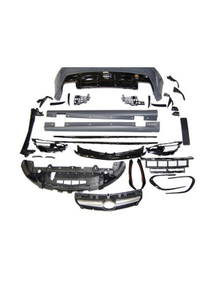 Kit Estetico Mercedes W117 2013-2018 4P / SW LCI Look AMG A45 II Griglia (Cod. E-TCM02410218)